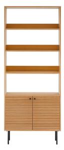Libreria effetto rovere colore naturale 80x200 cm Kyoto - House Nordic