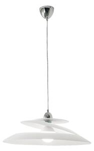 Lampadario Moderno Aragon bianco in metallo, D. 53 cm, LA MIA LUCE