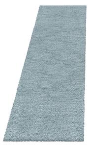 Passatoia blu 80x250 cm Fluffy - Ayyildiz Carpets