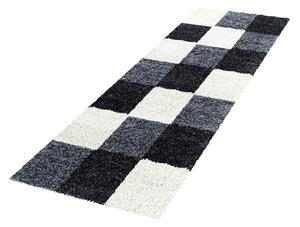 Passatoia bianco e nero 80x250 cm Life - Ayyildiz Carpets