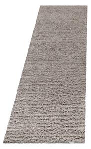 Passatoia marrone chiaro 80x250 cm Fluffy - Ayyildiz Carpets