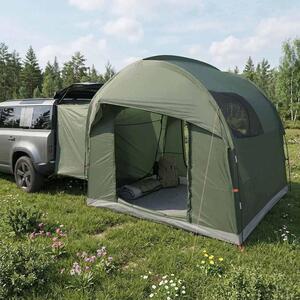 Una tenda da giardino sul retro, con tettoia impermeabile