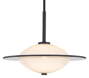 Lampada a sospensione Halo Design, ORBIT, dimmerabile, Nero, Soggiorno, Vetro, Design
