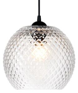 Lampada a sospensione Halo Design, NOBB, dimmerabile, Trasparente, Soggiorno, Vetro, Design