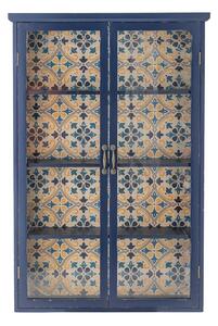 Vetrina blu in legno di abete 81x122x22 cm Hazem - Bloomingville