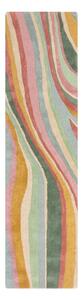 Passatoia in lana tessuta a mano 60x230 cm Abstract Flow - Flair Rugs