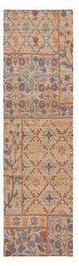 Passatoia di colore naturale in misto iuta tessuta a mano 60x230 cm Taylor Patchwork – Flair Rugs