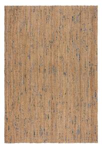 Tappeto blu/di colore naturale in iuta tessuto a mano 120x170 cm Jute Boucle Blue – Flair Rugs