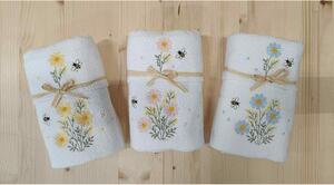 Set regalo di asciugamani Prato primaverile 40x60 cm + 50x100 cm