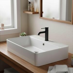 Miscelatore per lavabo Stilform Modern della serie Park in nero opaco