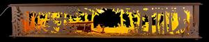 Base ad arco per candele/carrello luminoso in legno (80x15cm) di RATAGS Holzdesign