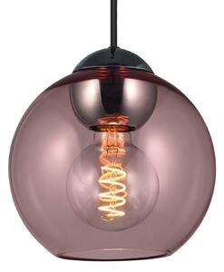 Lampada a sospensione Halo Design, BUBBLES, dimmerabile, Rosa / Rosé, Soggiorno, Vetro, Design