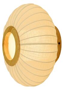 Plafoniera Halo Design, BALLON, dimmerabile, Beige, Soggiorno, Tessuto / Tessile, Design