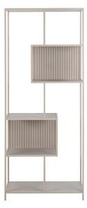 Libreria grigia 77x185x35 cm Seaford – Actona