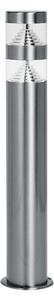 LEDVANCE ENDURA HYBRID ORION DOUBLE luce per esterni, luce ibrida, 4W, 340lm, colore della luce bianco caldo, temperatura di colore 3.000K, acciaio inossidabile, classe di protezione IP44 e IP67, funzionamento solare e a rete