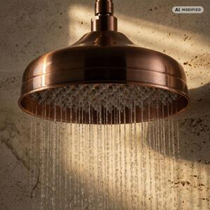 PaulGurkes Soffione doccia Nostalgia Bronzo rosso