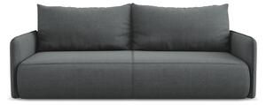 Divano grigio allungabile/con contenitore 216 cm Nanea – Makamii