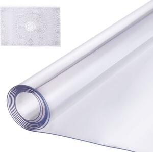 Tovaglia di protezione per tavoli in PVC 1372x1372 mm - protezione scrivania 2 mm - resistente e impermeabile - ideale per tavoli da pranzo e da lavoro