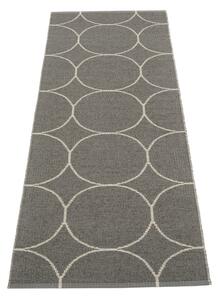 Passatoia da interno/esterno grigio scuro 70x200 cm Boo Charcoal Linen – Pappelina