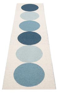 Passatoia da interno/esterno blu/color crema 70x280 cm Otto Sky – Pappelina