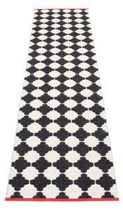 Passatoia da interno/esterno bianca e nera 70x300 cm Marre Black Coral – Pappelina