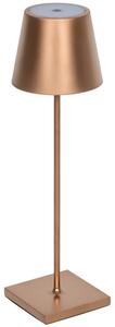 Nuindie LED lampada da tavolo ricaricabile lampada da tavolo per esterni IP54 bronzo Flex-Mood 2700/2200K
