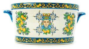 Vaso Decorativo Ovale grande "Profumo di Sicilia" - Royal Family