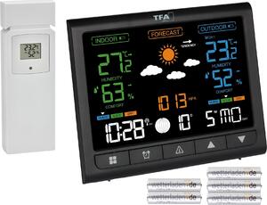 TFA 35.1171.01 Stazione meteorologica wireless Contrast VA Display a colori Previsioni meteo Pressione atmosferica Fasi lunari : con batterie