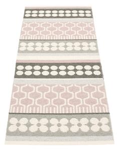 Passatoia da interno/esterno rosa chiaro/grigia 70x180 cm Asta Pale Rose – Pappelina