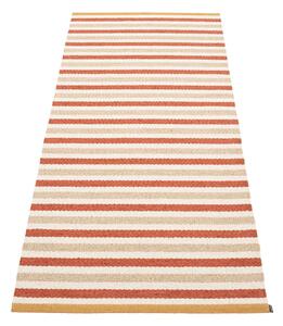 Passatoia da interno/esterno color mattone/color crema 85x200 cm Teo Brick – Pappelina
