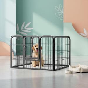 Melko recinto per cuccioli all'aperto recinto per cani recinto per animali - 91x63x61 CM