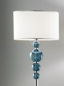 Lume piccolo tebe ottanio e cromo 1 luce attacco e14 d.25cm