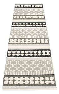 Passatoia da interno/esterno grigia/color crema 70x270 cm Asta Warm Grey – Pappelina