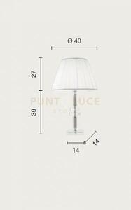 Lume grande dido 1 luce ambra e oro attacco e27 d.40cm