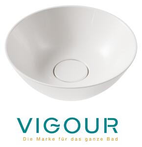 VIGOUR VOGUE ProtectPlus VIG piatto di rivestimento Ø 34 cm, bianco