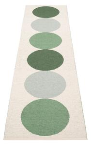 Passatoia da interno/esterno verde/color crema 70x280 cm Otto Herb – Pappelina