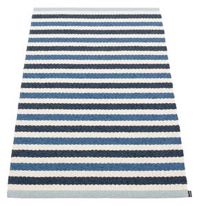 Tappeto da interno/esterno blu/color crema 70x120 cm Teo Denim – Pappelina