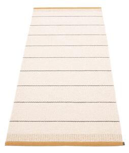 Passatoia da interno/esterno giallo ocra/color crema 85x200 cm Belle Ochre – Pappelina