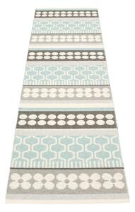 Passatoia da interno/esterno grigia/turchese 70x270 cm Asta Pale Turquoise – Pappelina