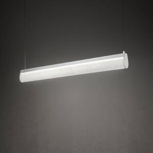 Slamp Lampada a sospensione LED Modula, cristallo, grigio chiaro