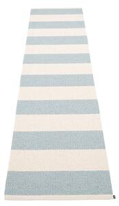 Passatoia da interno/esterno azzurra/color crema 70x300 cm Bob Blue Fog – Pappelina