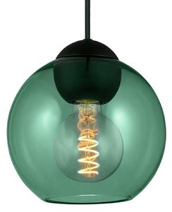 Lampada a sospensione Halo Design, BUBBLES, dimmerabile, Verde, Soggiorno, Vetro, Design