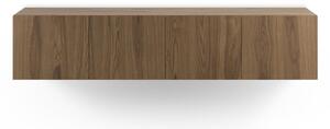 Mobile TV di colore naturale con effetto rovere 180x38x35 cm Daroca – Marckeric