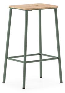 Set di sedie da bar verde 2 pz (altezza della seduta 65 cm) Abba – Marckeric