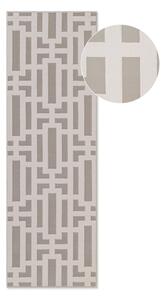 Passatoia grigia/color crema 80x240 cm Perles Onyx – Elle Decoration
