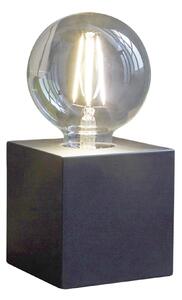 Lampada da comodino design Atena nero, in metallo
