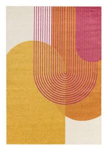 Tappeto giallo/arancione 120x170 cm Muse Orange Retro – Asiatic Carpets