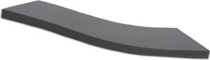 Dibapur ® BLACK: (80x200x7 cm) Materasso ortopedico in schiuma a freddo / schiuma acustica - H2 - Senza rivestimento - Germania