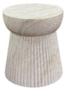 Tavolino da giardino rotondo in pietra ø 37 cm Bonn – House Nordic