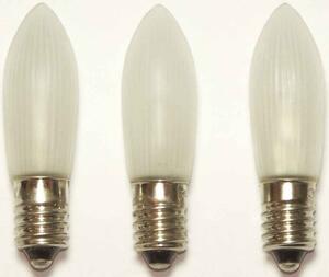 Hellum sostituzione candela ondulata LED opaco 12V 3pcs; 912234